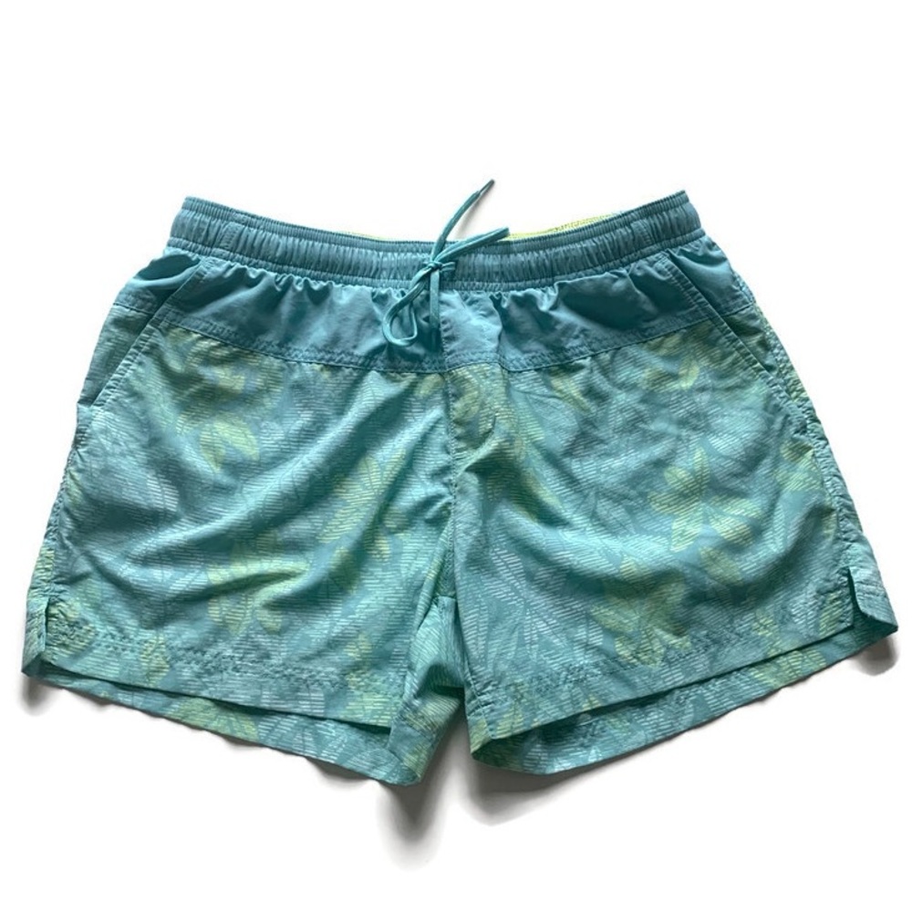NWOT Small Columbia Hiking Shorts Blue/Green